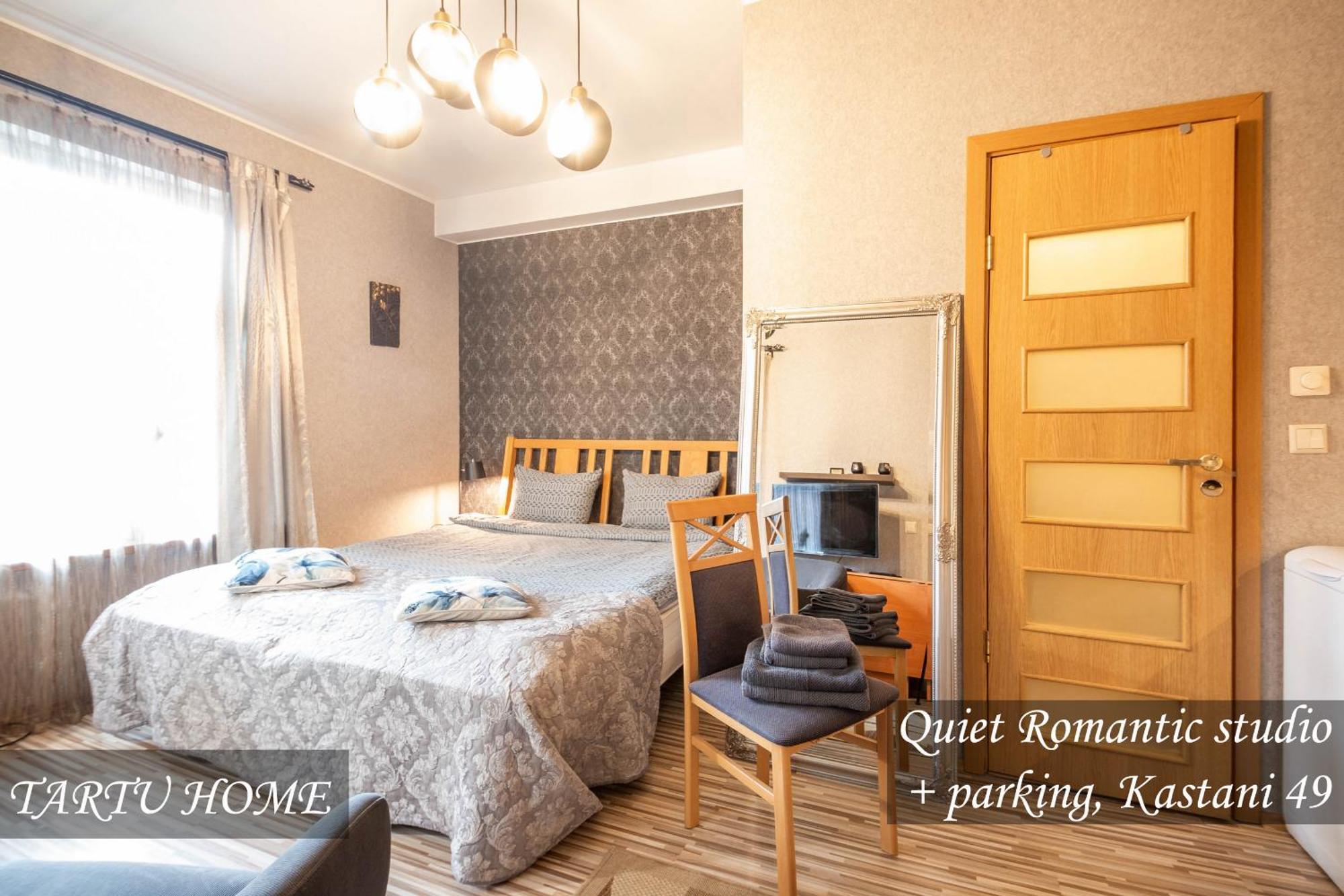 Quiet Romantic Studio Plus Parking, Tartu Home Esterno foto