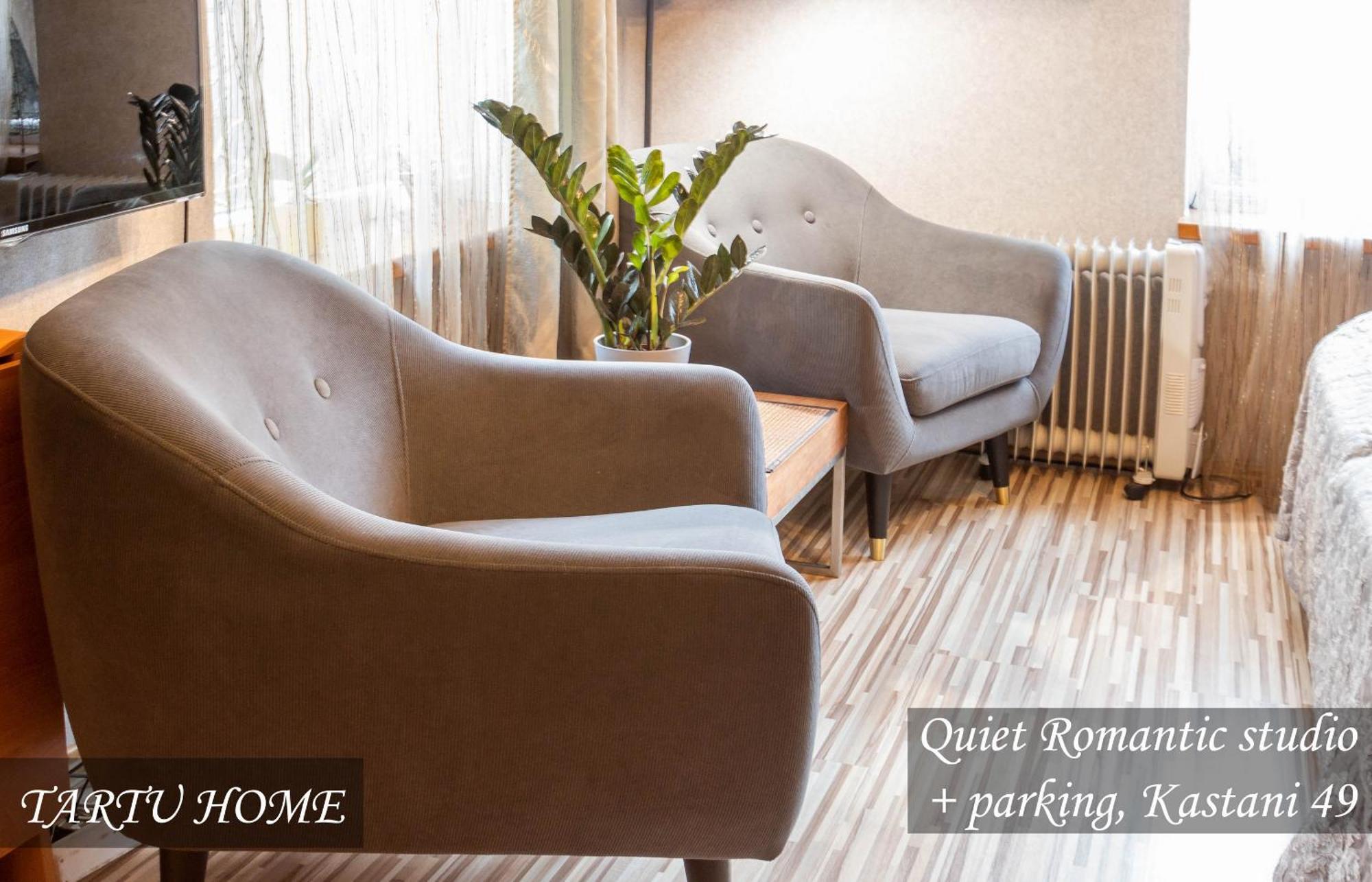Quiet Romantic Studio Plus Parking, Tartu Home Esterno foto