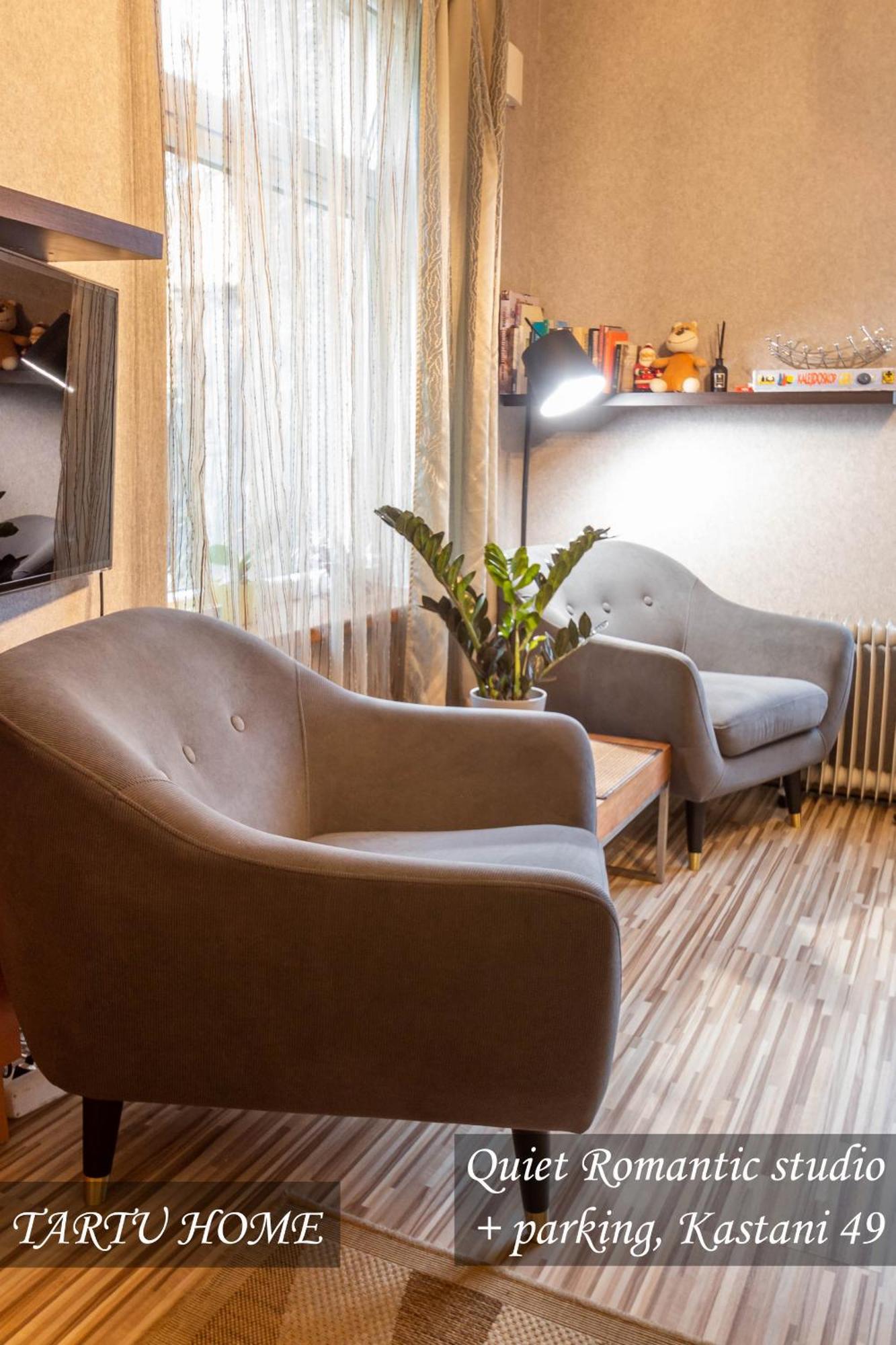 Quiet Romantic Studio Plus Parking, Tartu Home Esterno foto